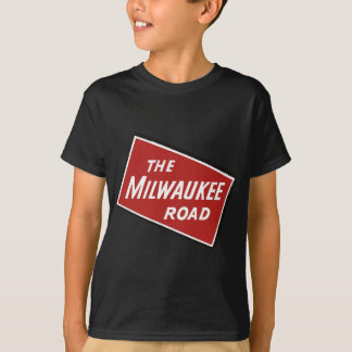 Camiseta Rótulo ferroviario 2 del camino de Milwaukee