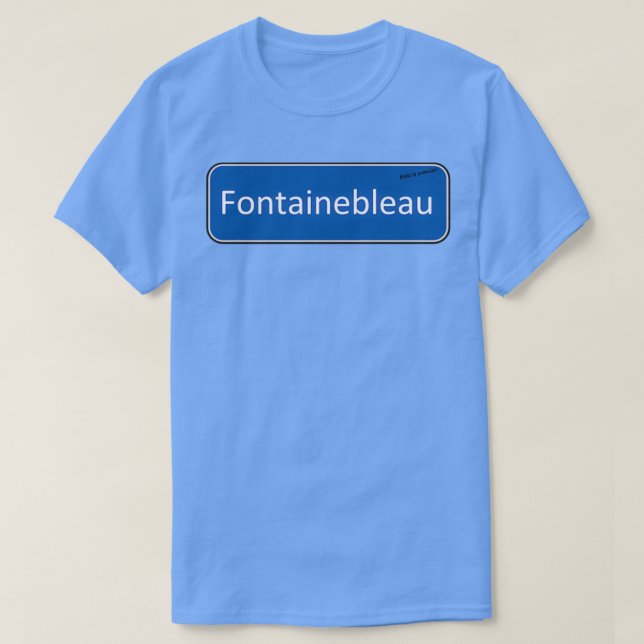 Camiseta Rótulo Fontainebleau Road (Diseño del anverso)
