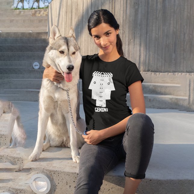 Camiseta Rótulo Gemini Zodiac (Subido por el creador)