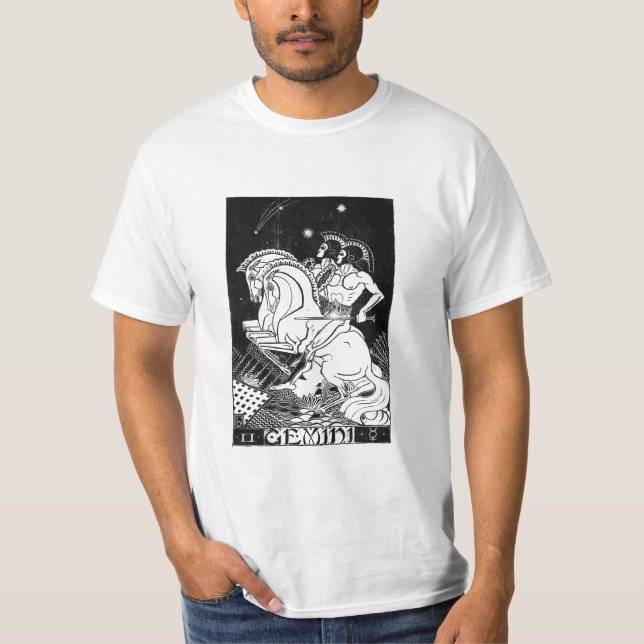 Camiseta Rótulo Gemini Zodiac (Anverso)
