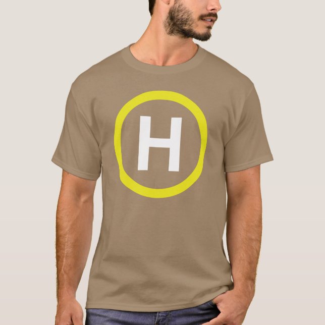 Camiseta Rótulo Helipad (Anverso)