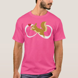 Camiseta Rótulo Infinito ardilla de animales de la selva Lo