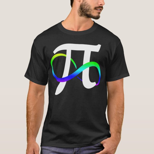 Camiseta Rótulo Infinity de Pi Day Math Teacher bibi blocks (Anverso)