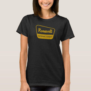 Camiseta Rótulo inspirado en el bosque nacional Roosevelt