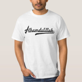 Camiseta Rótulo Islámico Alhamdulillah T-Shirt