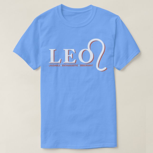 Camiseta Rótulo Leo (Diseño del anverso)