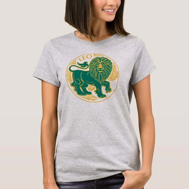 Camiseta Rótulo Leo del Zodiac (Anverso)
