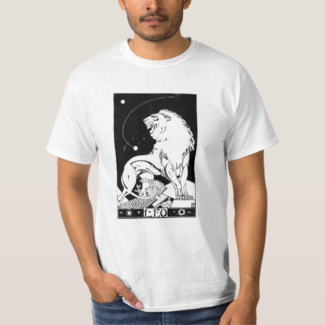 Camiseta Rótulo Leo Zodiac (Anverso)