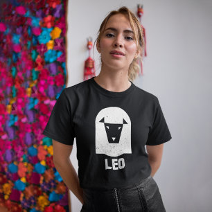 Camiseta Rótulo Leo Zodiac