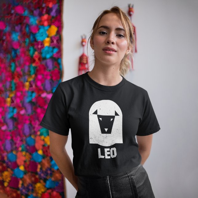 Camiseta Rótulo Leo Zodiac (Subido por el creador)