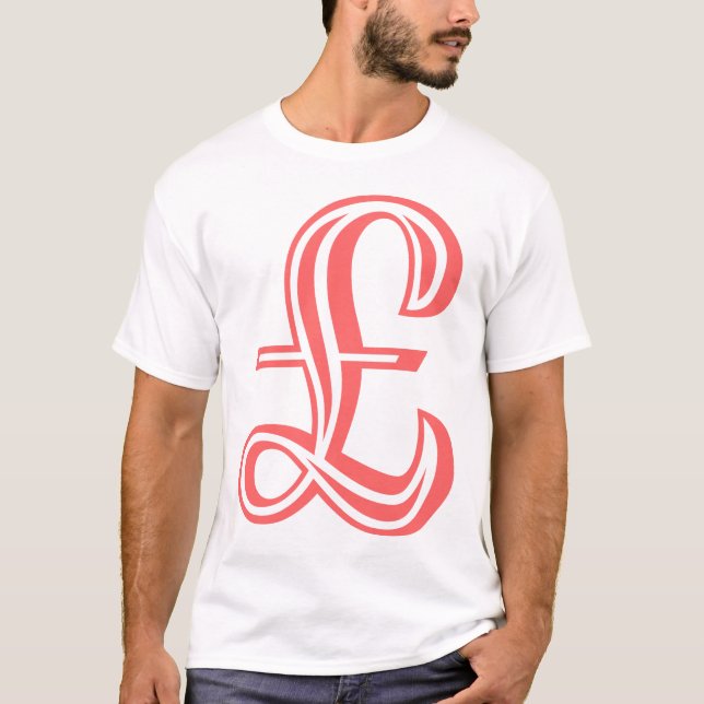 Camiseta Rótulo libra (Anverso)