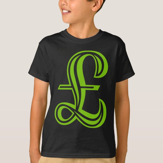Camiseta Rótulo libra (Anverso)