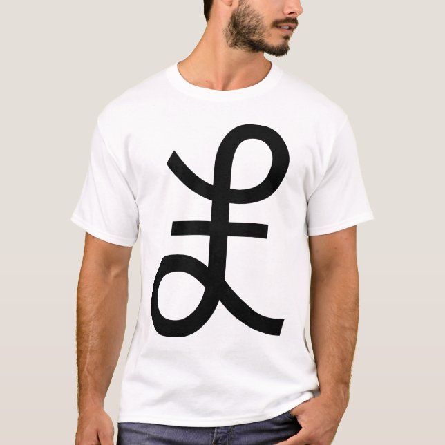 Camiseta Rótulo libra (Anverso)