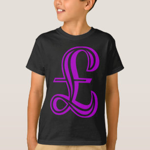 Camiseta Rótulo Libra - Púrpura