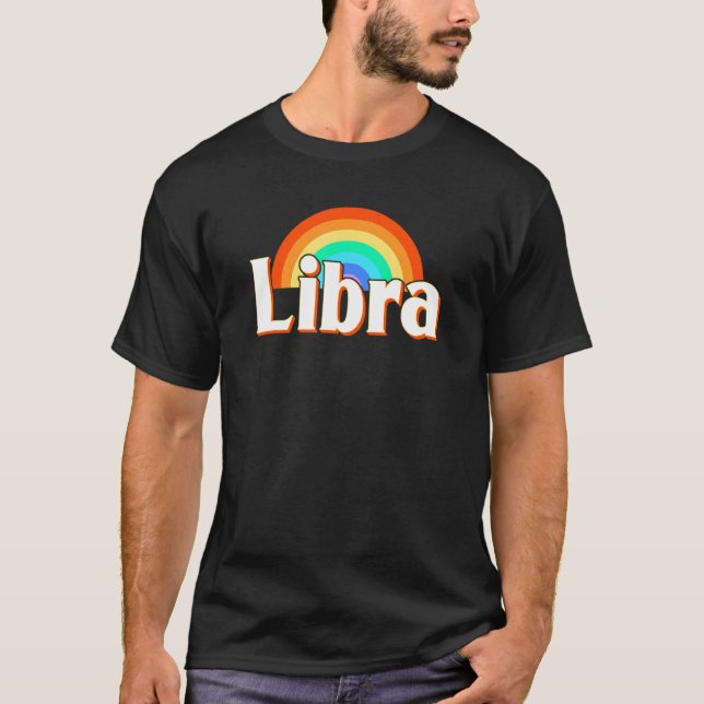 Camiseta Rótulo Libra Zodiac (Anverso)