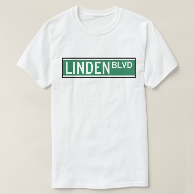 Camiseta Rótulo Linden Boulevard (Diseño del anverso)