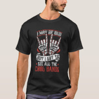 Rótulo Mano Cornuta Ropa de Concierto de Rock