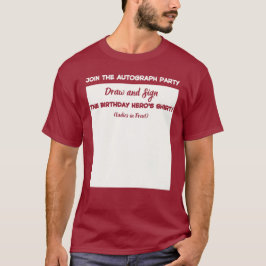 Camiseta Rótulo Mi Camisa. Es Mi Cumpleaños. Fiesta de dibu