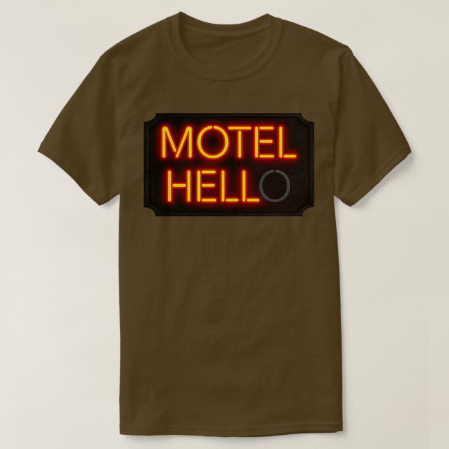 Camiseta Rótulo Motel Hell Neon (Diseño del anverso)