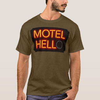 Camiseta Rótulo Motel Hell Neon