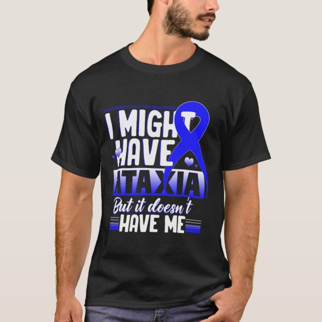 Camiseta Rótulo neurológico Hemiataxia Cinta azul Neurologi (Anverso)