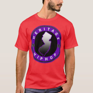 Camiseta Rótulo NJ Heritage HipHop Silver