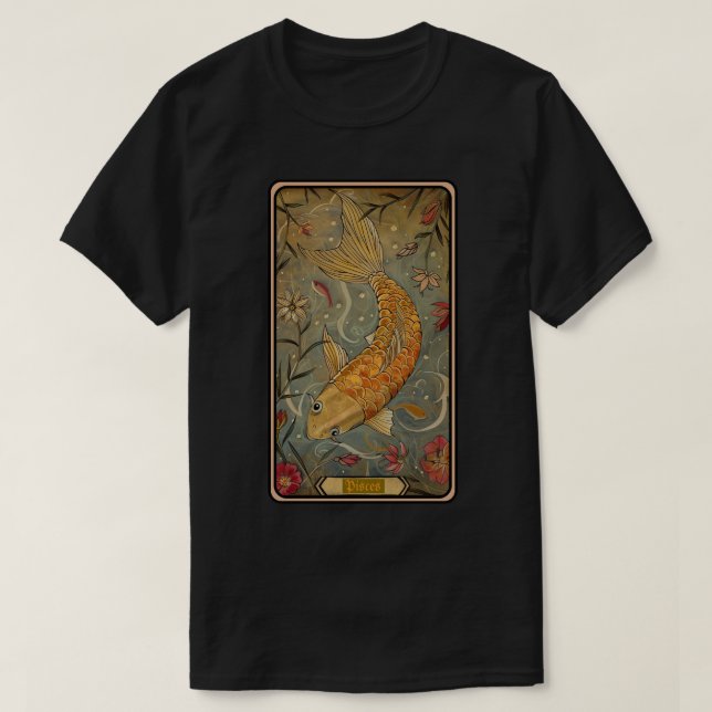 Camiseta Rótulo Pisces Sun (Diseño del anverso)