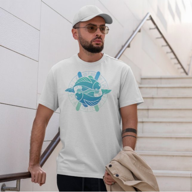 Camiseta Rótulo Pisces Zodiac (Subido por el creador)