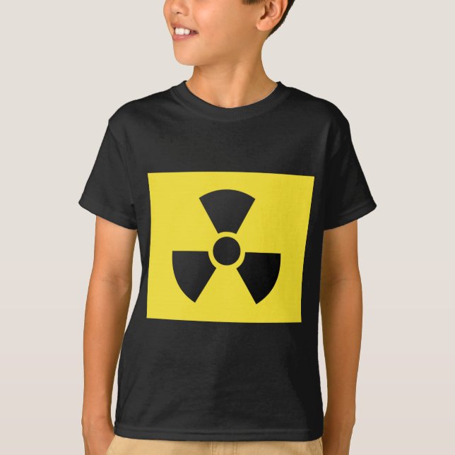 Camiseta Rótulo radiactivo (Anverso)