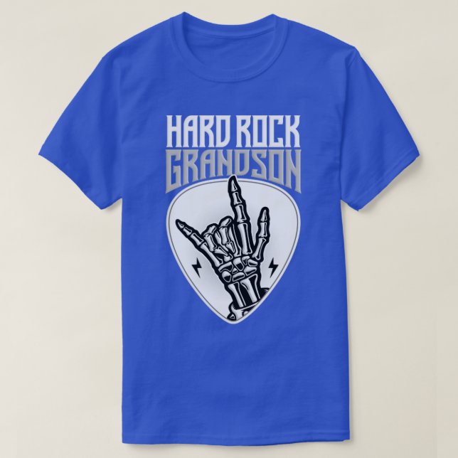 Camiseta Rótulo Rock Grandson Rock Hand (Diseño del anverso)