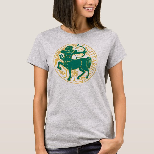 Camiseta Rótulo sagitario del zodiaco (Anverso)