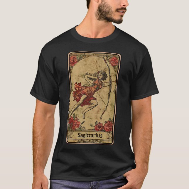 Camiseta Rótulo Sagittarius Sun (Anverso)