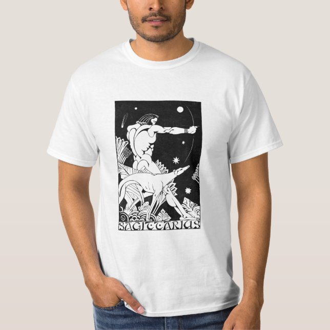 Camiseta Rótulo Sagittarius Zodiac (Anverso)
