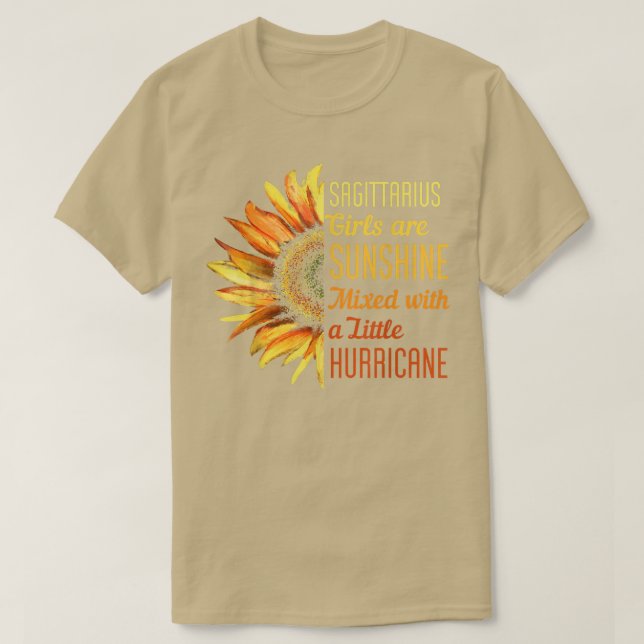 Camiseta Rótulo Sagittarius Zodiac Noviembre Cumpleaños (Diseño del anverso)