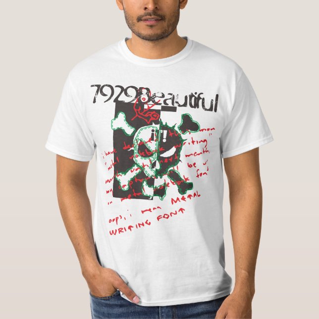 Camiseta Rótulo Skull (Anverso)