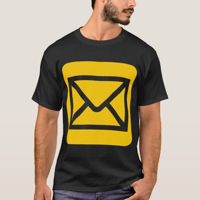 Camiseta Rótulo sobre - Ámbar (Anverso)