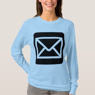 Camiseta Rótulo sobre - Negro