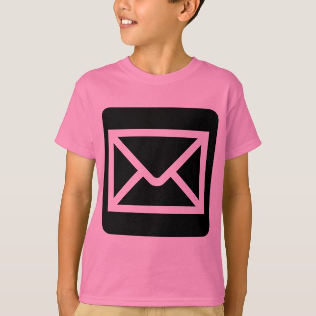 Camiseta Rótulo sobre - Negro (Anverso)