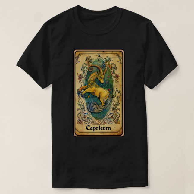 Camiseta Rótulo Sol de Capricornio (Diseño del anverso)