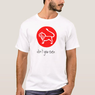 Camiseta Rótulo T del zodiaco de Leo