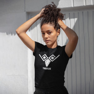 Camiseta Rótulo Taurus Zodiac