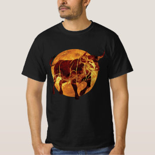 Camiseta Rótulo Taurus Zodiac