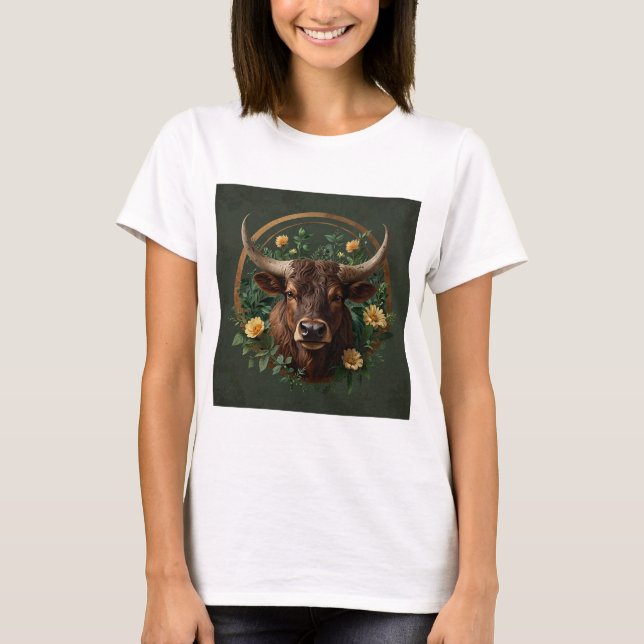 Camiseta Rótulo Taurus Zodiac | Individuos confiables (Anverso)