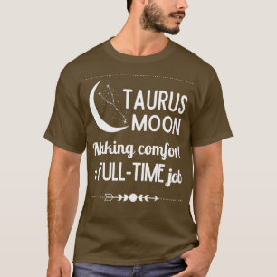 Camiseta Rótulo Taurus Zodiac Taurus Moon Cómplice