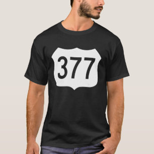 Camiseta Rótulo vial Texas 377