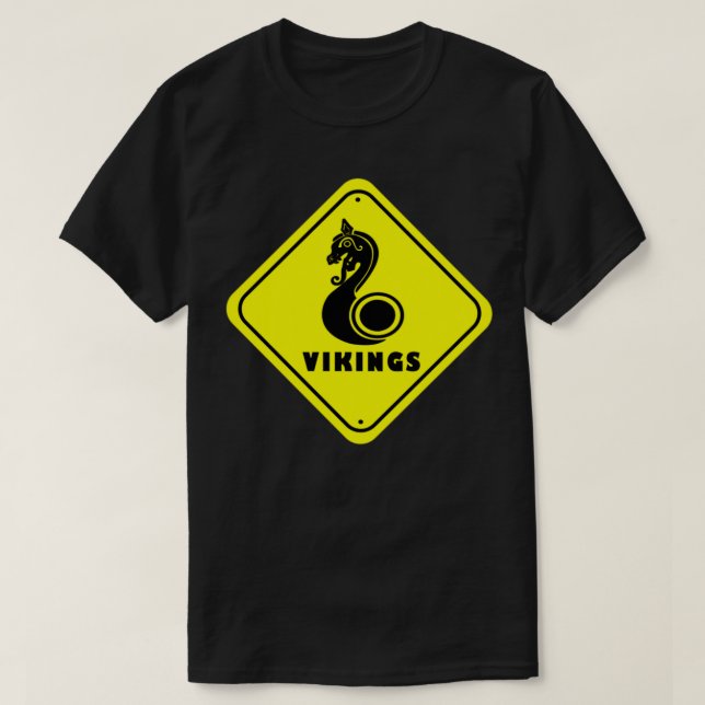 CAMISETA RÓTULO VIKINGS (Diseño del anverso)