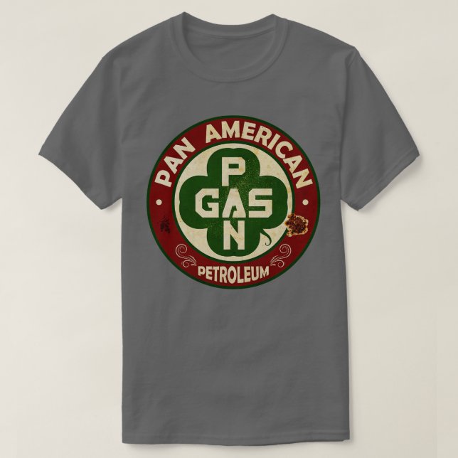 Camiseta Rótulo Vintage Petrol Clover (Diseño del anverso)