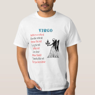 Camiseta Rótulo Virgo Horoscope Zodiac