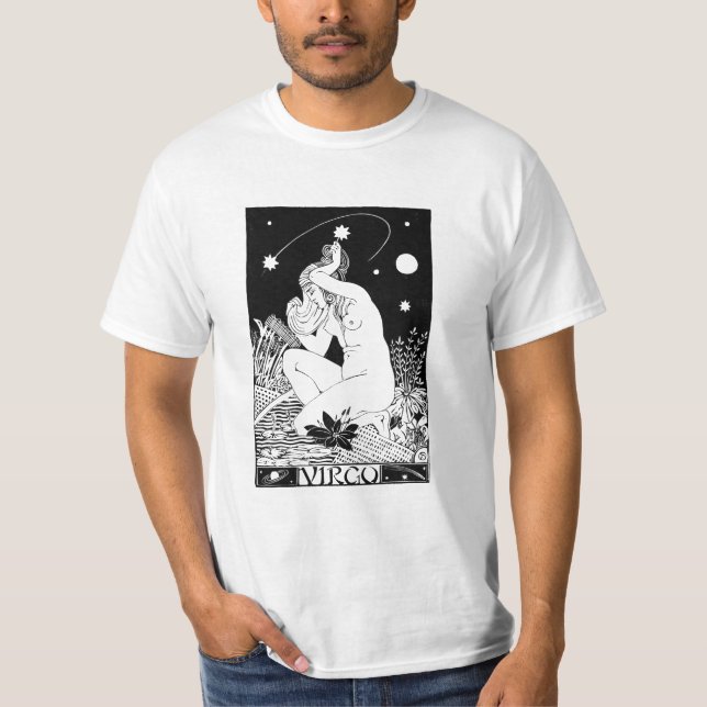 Camiseta Rótulo Virgo Zodiac (Anverso)