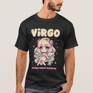 Camiseta Rótulo Virgo Zodiac Cute Anglélicos Chicas Niños W